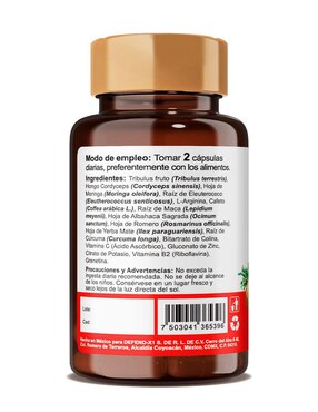 Testo Ultra Neosci con Moringa Naturelab con moringa, alubia blanca de 30 cápsulas