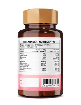 Mio D-Chiro Inositol Neosci con Ácido Fólico + Hierro Naturelab de 60 cápsulas
