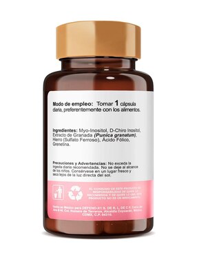 Mio D-Chiro Inositol Neosci con Ácido Fólico + Hierro Naturelab de 60 cápsulas