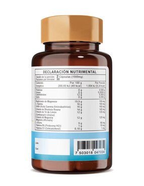 PureCalm Neosci con Bisglicinato de Magnesio Naturelab con l-teanina de 60 cápsulas