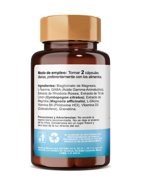 PureCalm Neosci con Bisglicinato de Magnesio Naturelab con l-teanina de 60 cápsulas