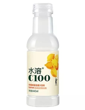 Limonada Lemon C-100 sabor manzana y limón 445 ml
