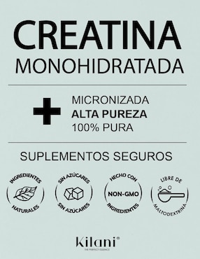 Creatina Monohidratada Micronizada Proteína Creatine Monohydrate Pre Entreno Kilani