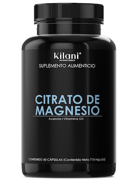 Citrato de Magnesio Acerola Vitamina D3 Kilani con citrato de magnesio