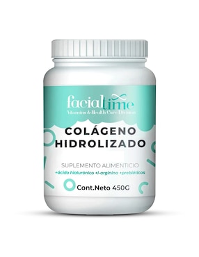 Kit de suplementos alimenticios FacialTime de Colágeno hidrolizado con biotina más jabón azufre Facialtime
