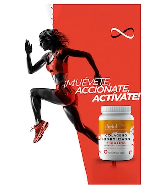 Kit de suplementos alimenticios FacialTime de Colágeno hidrolizado con Biotina FacialTime 450 G Facialtime