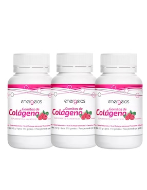 Gomitas de colágeno Energeios sabor frambuesa