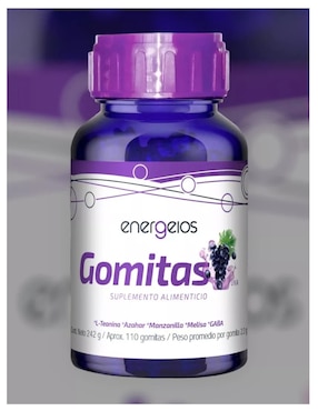 Gomitas relax Energeios con l-teanina sabor uva