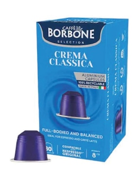 Set cápsulas de café de crema Borbone Crema Clasica Borbone 10 capsulas