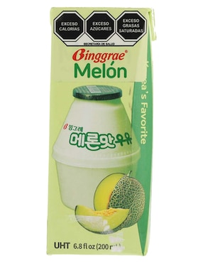 Bebida láctea Binggrae sabor melón 200 ml