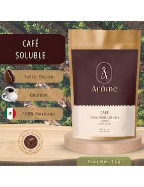 Café soluble sabor tostado de México Arome Café Gourmet 1 kg