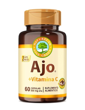 Ajo + Vitamina C Naturelab con vitamina c de 60 cápsulas