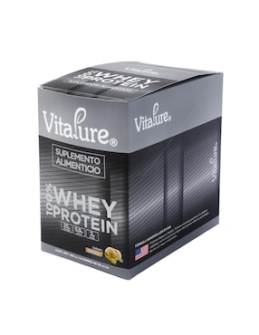 Proteina Whey Vitapure Vitapure sabor vainilla de 12 sobres