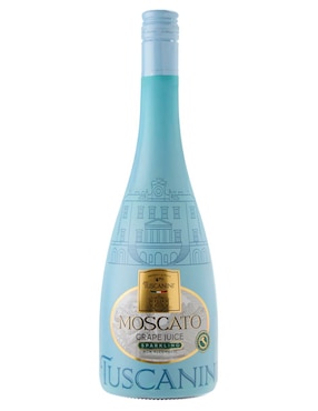Jugo espumoso Moscato Tuscanini sabor uva 750 ml