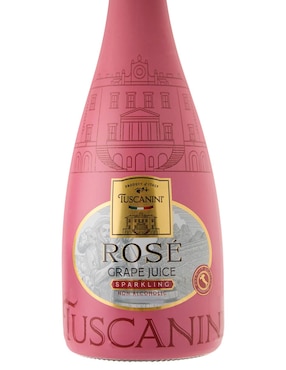 Jugo espumoso Rosé Tuscanini sabor uva 750 ml