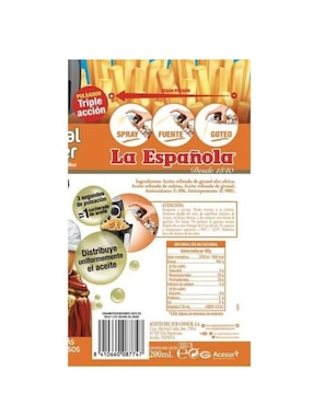 Aceite vegetal spray La Española