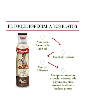 Aceite de oliva trufa blanca spray La Española