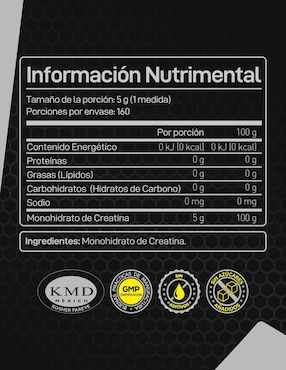Creatina Monohidrato de Alta Pureza Forzagen Forzagen de 800 g