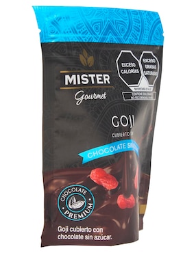 Goji cubierto con chocolate sin azúcar Mister