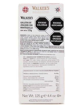 Galletas de jengibre Walkers Shortbread Gingerbread Men