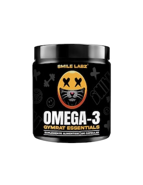 Omega-3 180 caps Smile Labz  con omega 3 de 180 cápsulas