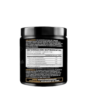 Omega-3 180 caps Smile Labz  con omega 3 de 180 cápsulas