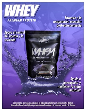 Whey premium protein Madness Nutrition sabor zarzamora de 1 kg