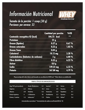 Whey premium protein Madness Nutrition sabor moka de 1 kg