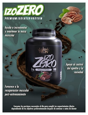 Premium isolated protein Madness Nutrition sabor nuez de 4 kg