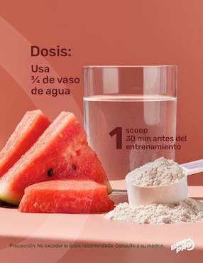 Pre-entreno Pre-boost BPN Pro con citrulina sabor sandia de 180 g