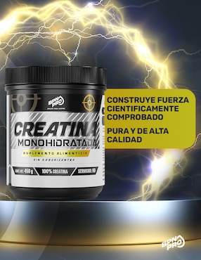 Creatina Monohidratada Micronizada BPN Pro con Fórmula Pura de 450 g