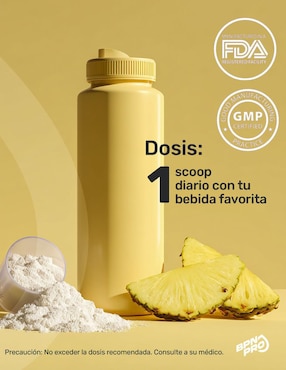 Creatina Monohidratada Micronizada BPN PRO con fórmula pura sabor piña de 450 g