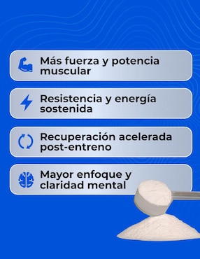 Creatina Monohidratada Micronizada de alta pureza en polvo rendimiento y fuerza Amarte Labs de 300 g