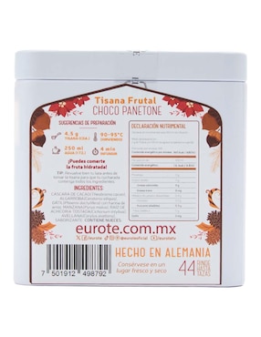 Té diferentes sabores en flores y frutas deshidratadas Euro Te 200 g