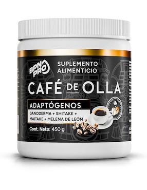Suplemento alimenticio de café de olla Bpn Pro sabor café de 450 g