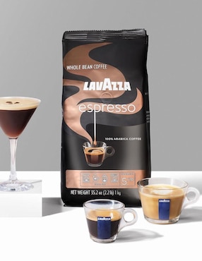 Café de grano sabor floral y afrutado de Italia Lavazza 1 kg
