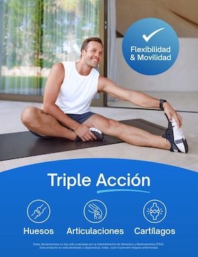 Advanced Joint Health Altagamma con colágeno hidrolizado con 20 aminoácidos sabor pescado de 60 cápsulas