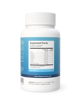Advanced Joint Health Altagamma con colágeno hidrolizado con 20 aminoácidos sabor pescado de 60 cápsulas