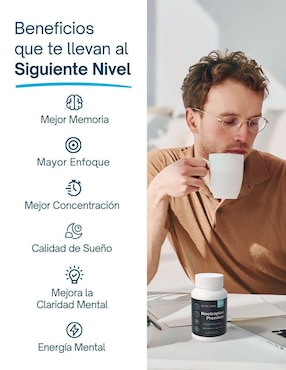 Nootrópico Clarity Complex Altagamma con colágeno hidrolizado con 20 aminoácidos sabor pescado de 60 cápsulas