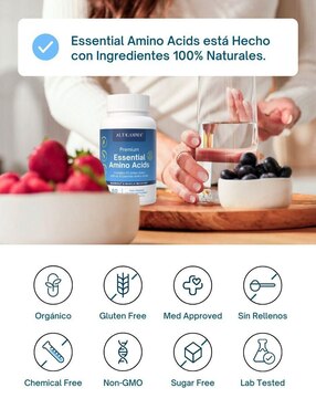Amino Acids Complex Altagamma con colágeno hidrolizado con 20 aminoácidos sabor pescado de 60 cápsulas