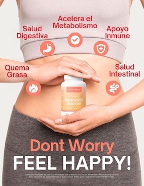 Premium Metabolism Booster Altagamma con L-Glutamina y Vitaminas sabor pescado de 60 cápsulas