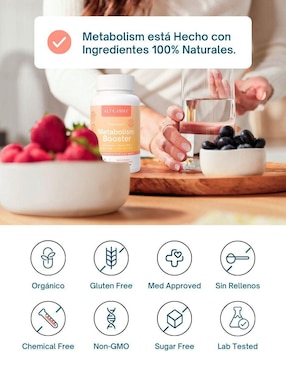 Premium Metabolism Booster Altagamma con L-Glutamina y Vitaminas sabor pescado de 60 cápsulas