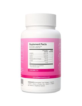 Collagen Skin Support Altagamma con colágeno hidrolizado sabor pescado de 60 cápsulas