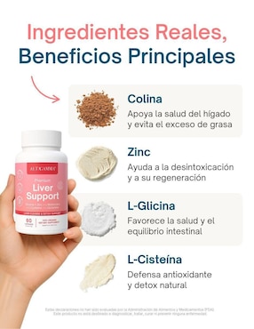 Premium Liver Support Altagamma con zinc sabor pescado de 60 cápsulas