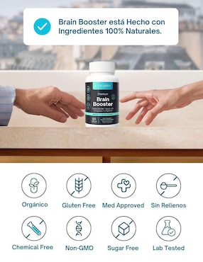 Premium Brain Booster Altagamma con vitamina B6 sabor pescado de 60 cápsulas