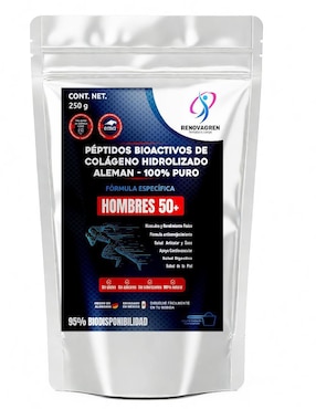 Péptidos Bioactivos de Colágeno Hidrolizado Aleman Puro Hombres 50+ Renovagren
