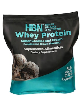 Proteína cookies & cream HBN de 2.2 kg