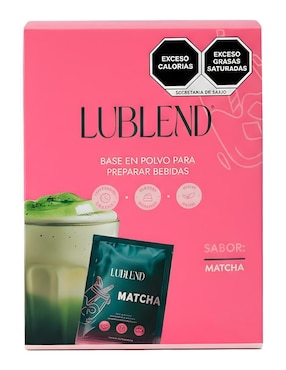 Bebida en polvo Té Verde de matcha Lublend 10 sobres de 50g cada uno