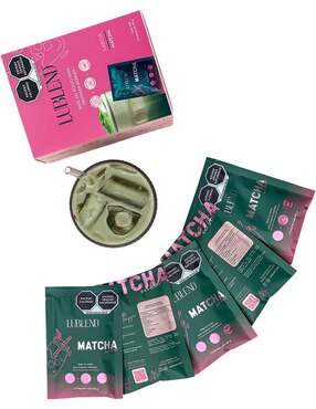 Bebida en polvo Té Verde de matcha Lublend 10 sobres de 50g cada uno