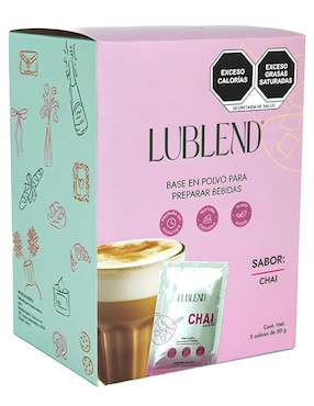 Bebida en polvo Té Chai Latte de Chai Lublend 10 sobres de 50g cada uno